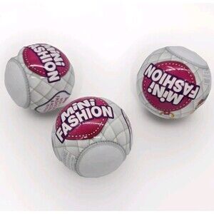 3x Zuru Mini Surprise Fashion Series 1 Balls Sealed Random Collectible Mystery